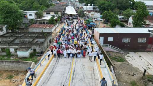Más que un compromiso, un sueño cumplido en José Azueta con puente El Maguey