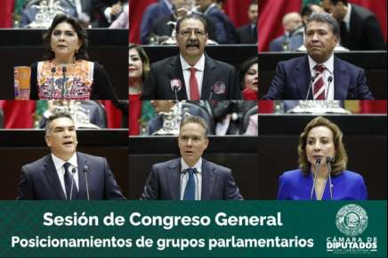 Grupos parlamentarios exponen su postura con motivo de la transmisión del Poder Ejecutivo Federal   