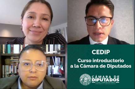 Imparte el CEDIP curso introductorio a la Cámara de Diputados   