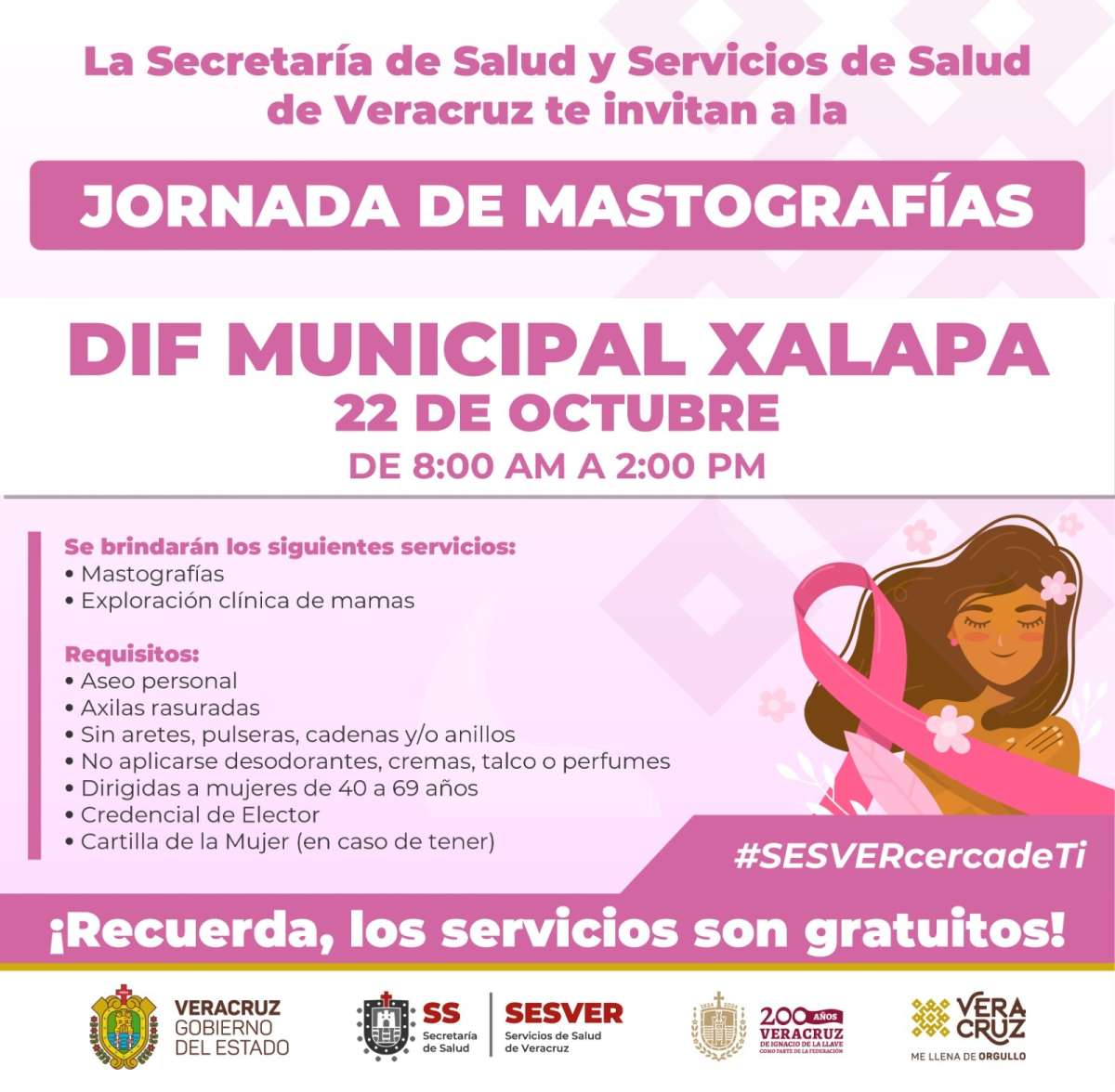 Salud realiza más de 4 mil mastografías gratuitas durante el mes rosa