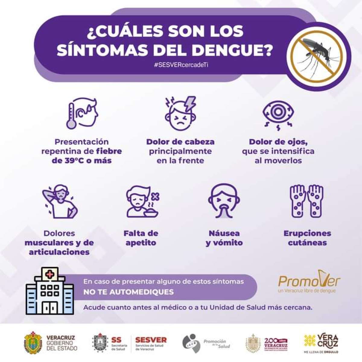 Veracruz quinto lugar nacional con padecimientos de dengue, hay 5 mil 295 casos confirmados y 13 defunciones  