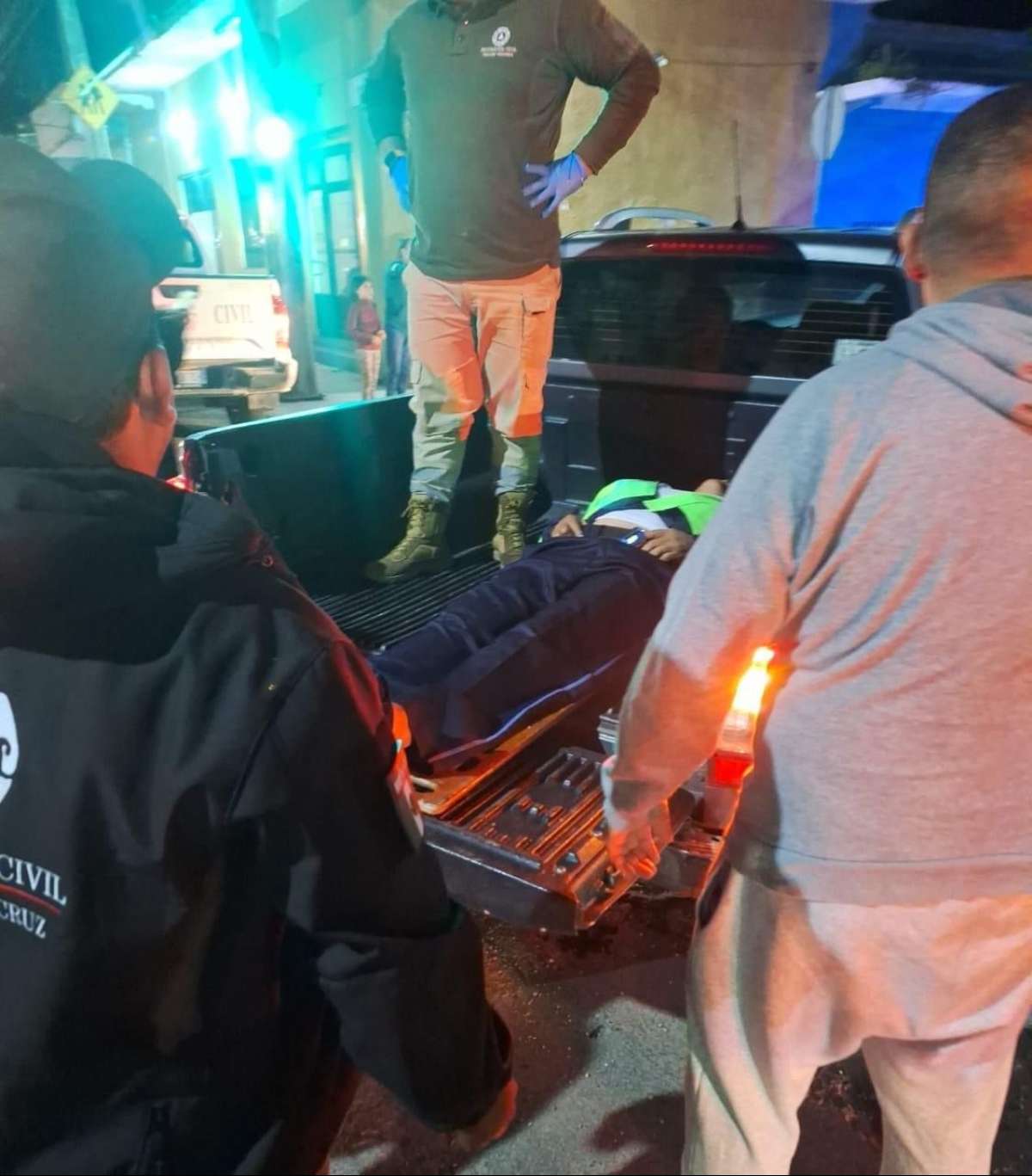 Rápida respuesta de jefe vial ante el accidente de uno de sus elementos