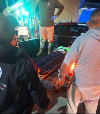 Rápida respuesta de jefe vial ante el accidente de uno de sus elementos
