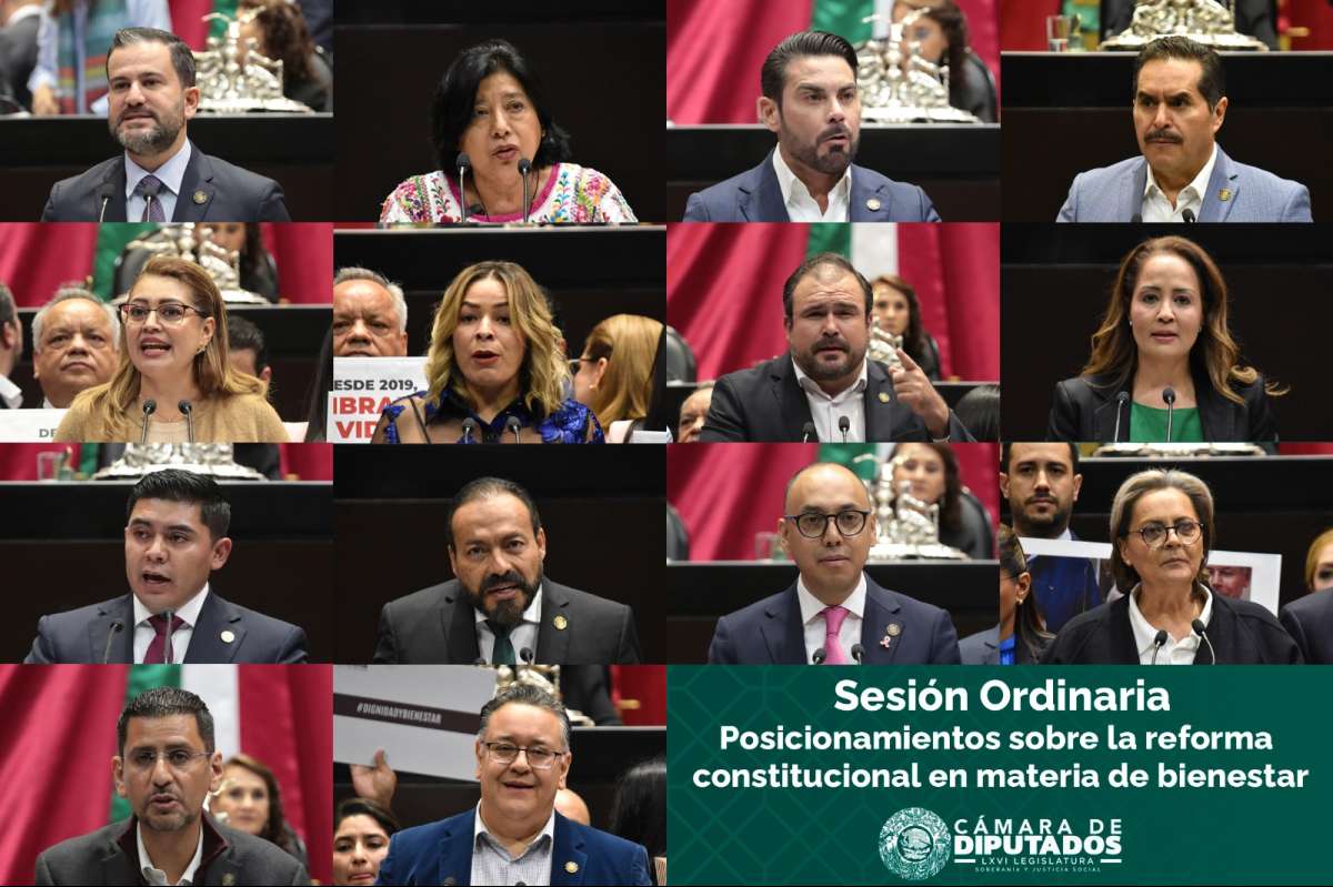 Morena, PAN, PVEM, PT, PRI y MC plantean postura sobre reformas para establecer en la Constitución que la pensión de personas adultas mayores es a partir de los 65 años   