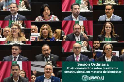 Morena, PAN, PVEM, PT, PRI y MC plantean postura sobre reformas para establecer en la Constitución que la pensión de personas adultas mayores es a partir de los 65 años   