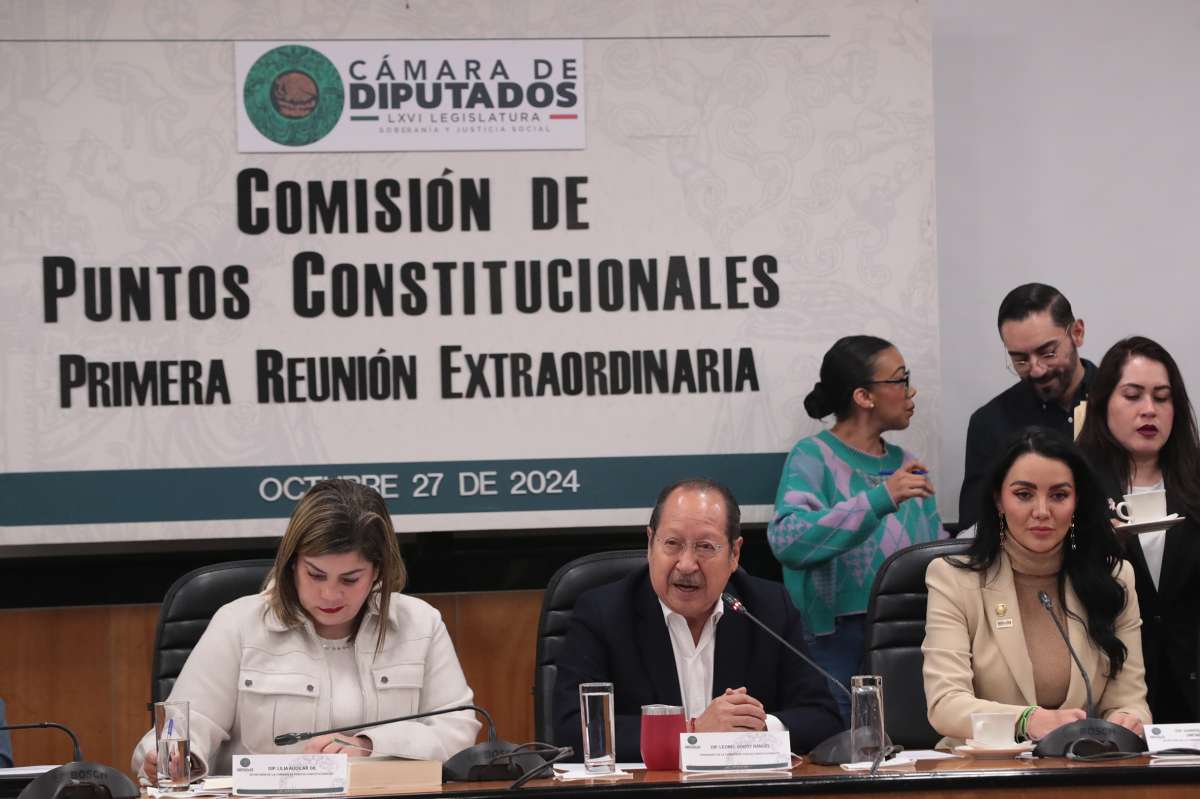 La Comisión de Puntos Constitucionales de la Cámara de Diputados se declaró en reunión permanente   