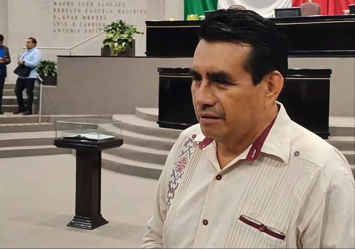 “Yo admiro mucho el papel de ustedes, del periodista real, que no inventa”: Dip. Esteban Bautista Hernández.