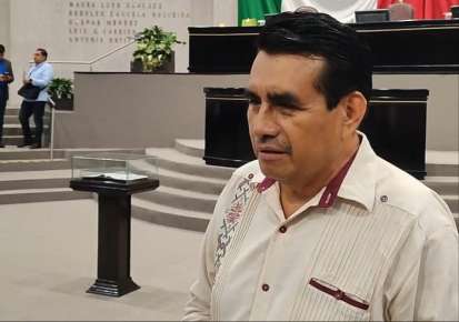 “Yo admiro mucho el papel de ustedes, del periodista real, que no inventa”: Dip. Esteban Bautista Hernández.