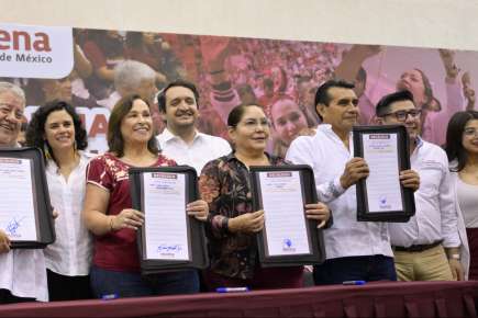 Esteban Bautista Hernández, presente en Asamblea Informativa de Morena