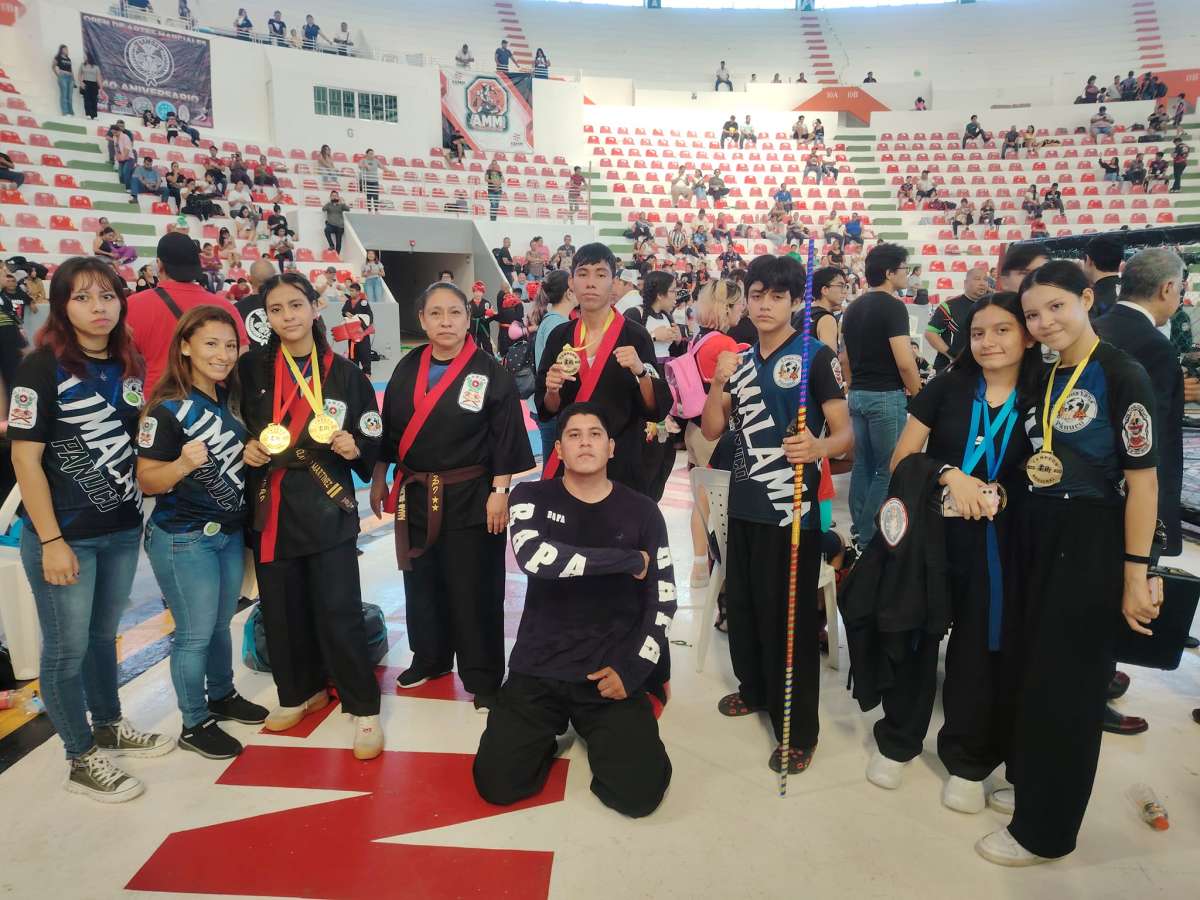 Cuna de Campeones la Escuela de Artes Marciales Makipi Lima Lama Pánuco, Destacan en Torneo en Cd. Madero, Tamaulipas