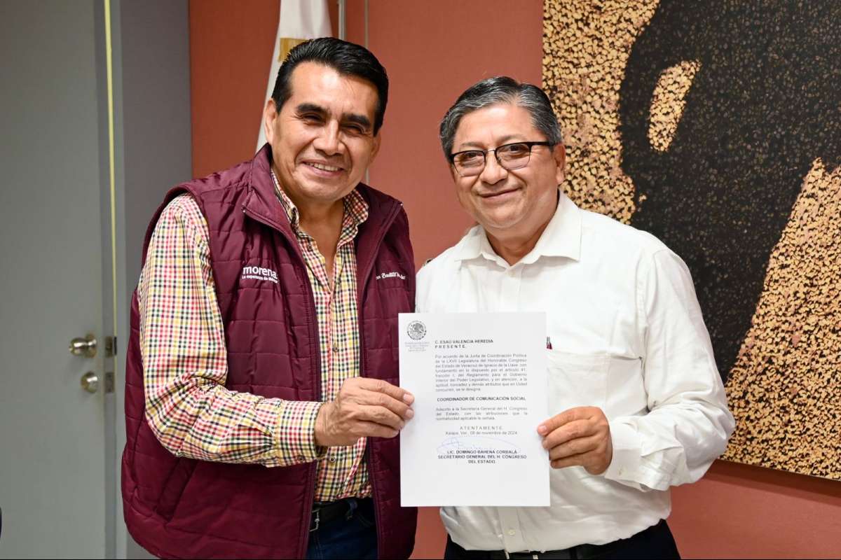 Esaú Valencia, nuevo coordinador de Comunicación Social del Congreso   