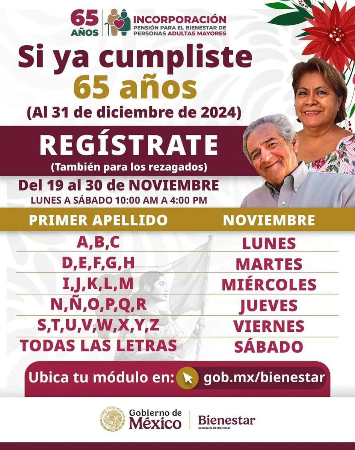 Inicia incorporación al programa Pensión para el Bienestar de Personas Adultas Mayores  