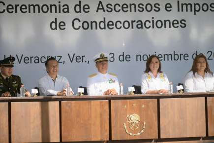 SEMAR reconoce a Cuitláhuac García por fortalecer la seguridad en Veracruz