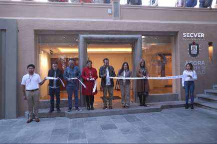 Cuitláhuac García entrega el renovado Ágora de la ciudad, ícono cultural de Xalapa