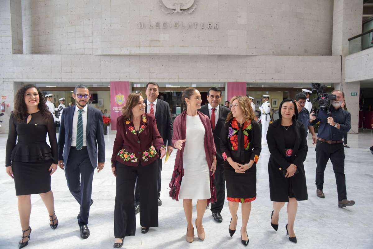 En el Congreso, rinde protesta Rocío Nahle como Gobernadora de Veracruz   