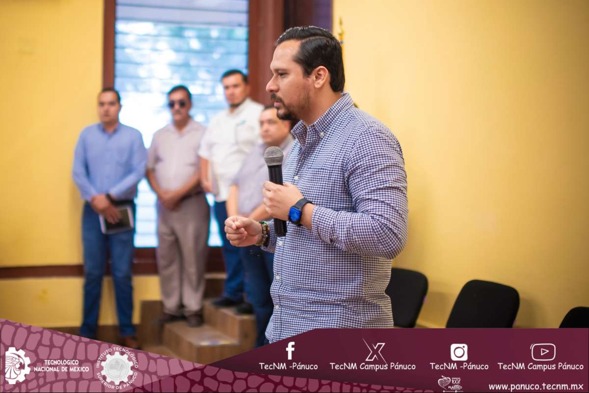 Asume la Dirección del TecNM Campus Pánuco, el Lic. Joseph Cruz Martínez
