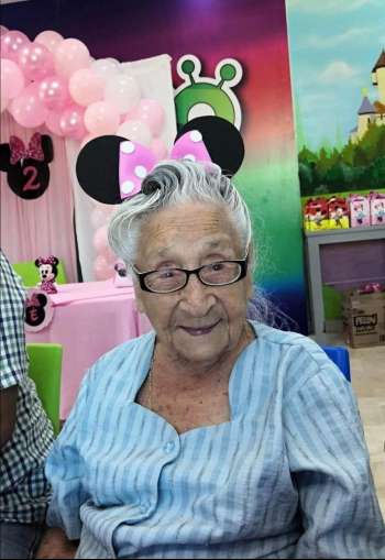 109 años de Vida Festeja la señora Francisca Cruz Herbert  