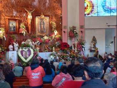 Más de 500 peregrinaciones recibió la Basílica Menor de la Virgen de Guadalupe de Xalapa  
