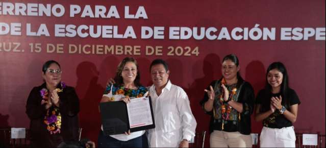 Rocío Nahle, aliada de la educación inclusiva, humanista y de excelencia en Veracruz