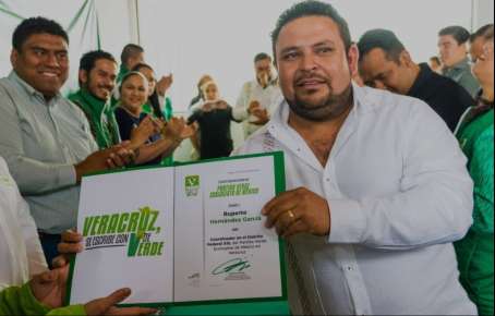 Ruperto Hernández García toma protesta como Delegado Distrital del Partido Verde 