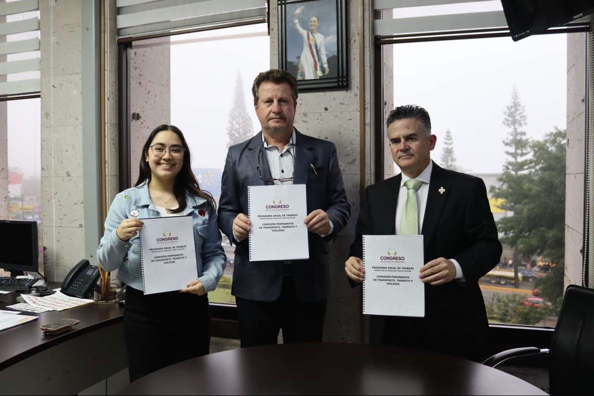 Presenta Comisión programa de trabajo en materia de transporte, tránsito y vialidad   