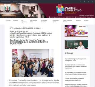 Pasillo Legislativo cumple 11 años informando a la sociedad.