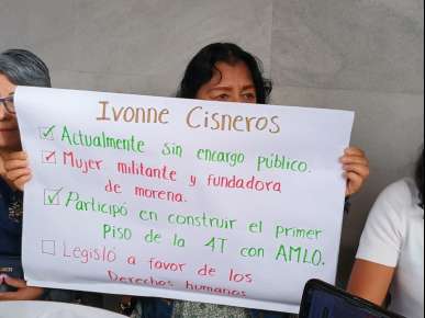 Mujeres de diversos grupos y asociaciones políticas afines a Morena respaldan candidatura de Ivonne Cisneros a la alcaldía de Xalapa