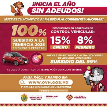 Aprovecha el 15% de descuento en derechos vehiculares antes de fin de mes