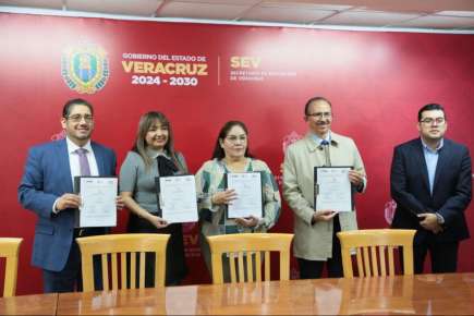 Firman convenio SEV, INE y OPLE para uso de escuelas en elecciones   