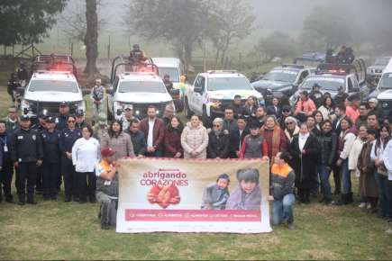 Arranca Gobierno del Estado Caravana Abrigando Corazones   