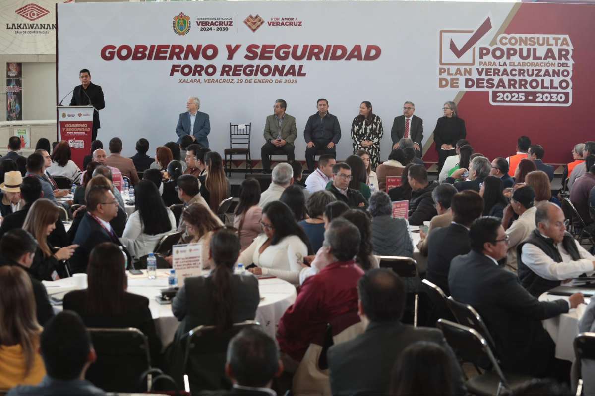Diálogo y propuestas: Veracruz define estrategia de seguridad para 2025-2030