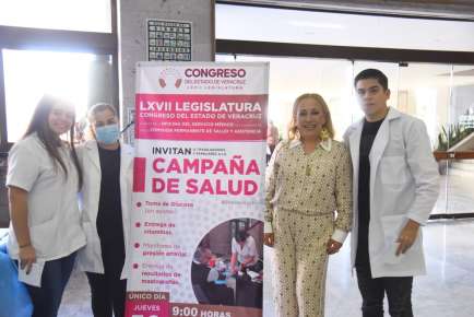 Realiza Servicio Médico jornada de salud para personal del Congreso