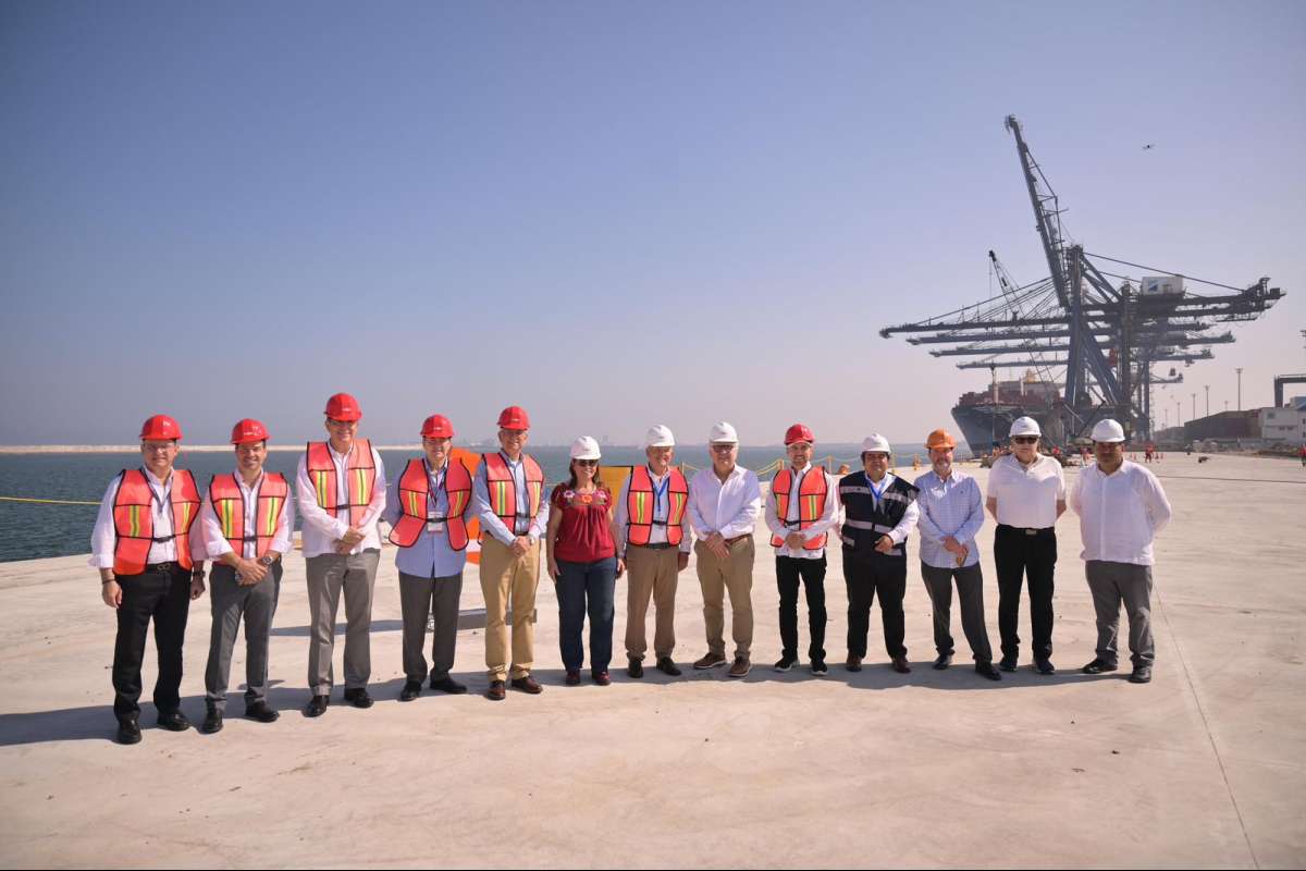 Infraestructura portuaria en Veracruz eleva su competitividad global: Gobernadora
