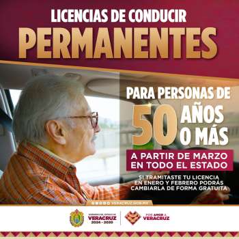 En marzo, licencias de conducir permanentes para mayores de 50 años: Rocío Nahle