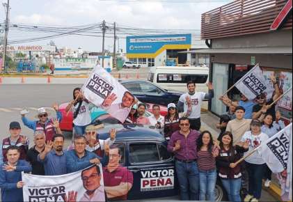 La ciudadanía de Emiliano Zapata, sigue sumándose al proyecto de Víctor Peña