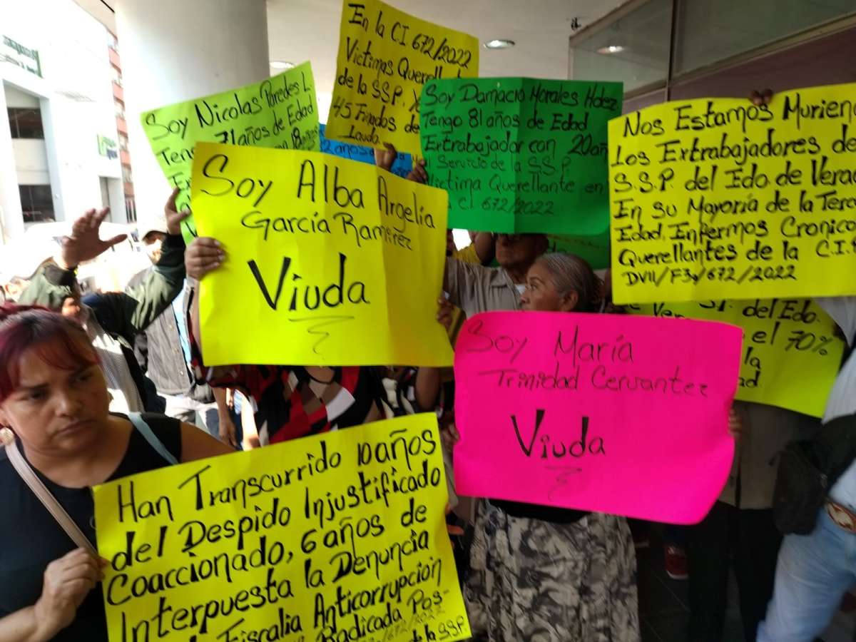 Por segunda ocasión en el 2025, ciudad de ex policías se manifiestan para exigir pago de seguro de vida