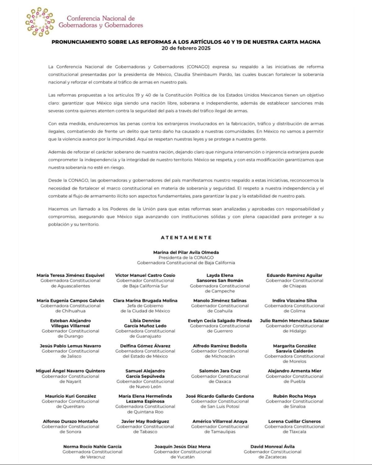 Veracruz con Sheinbaum: Rocío Nahle respalda reforma en defensa de México