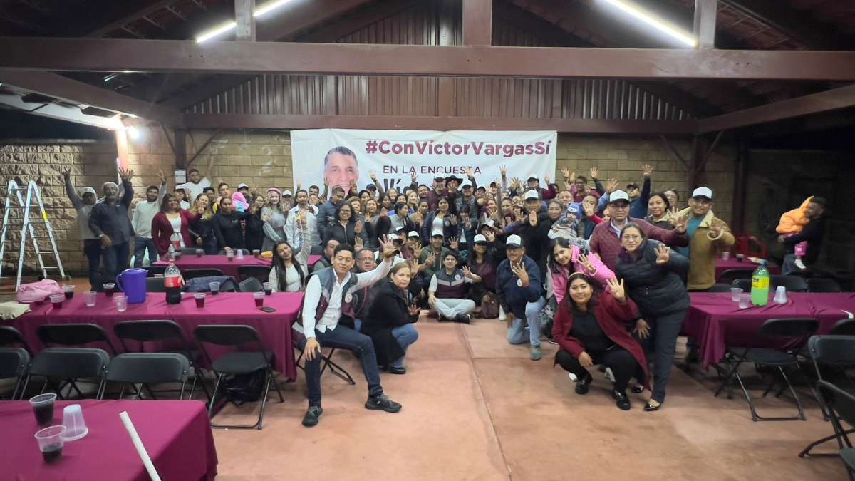 CIERRA VÍCTOR VARGAS A “TAMBOR BATIENTE” PRECAMPAÑA DE MORENA