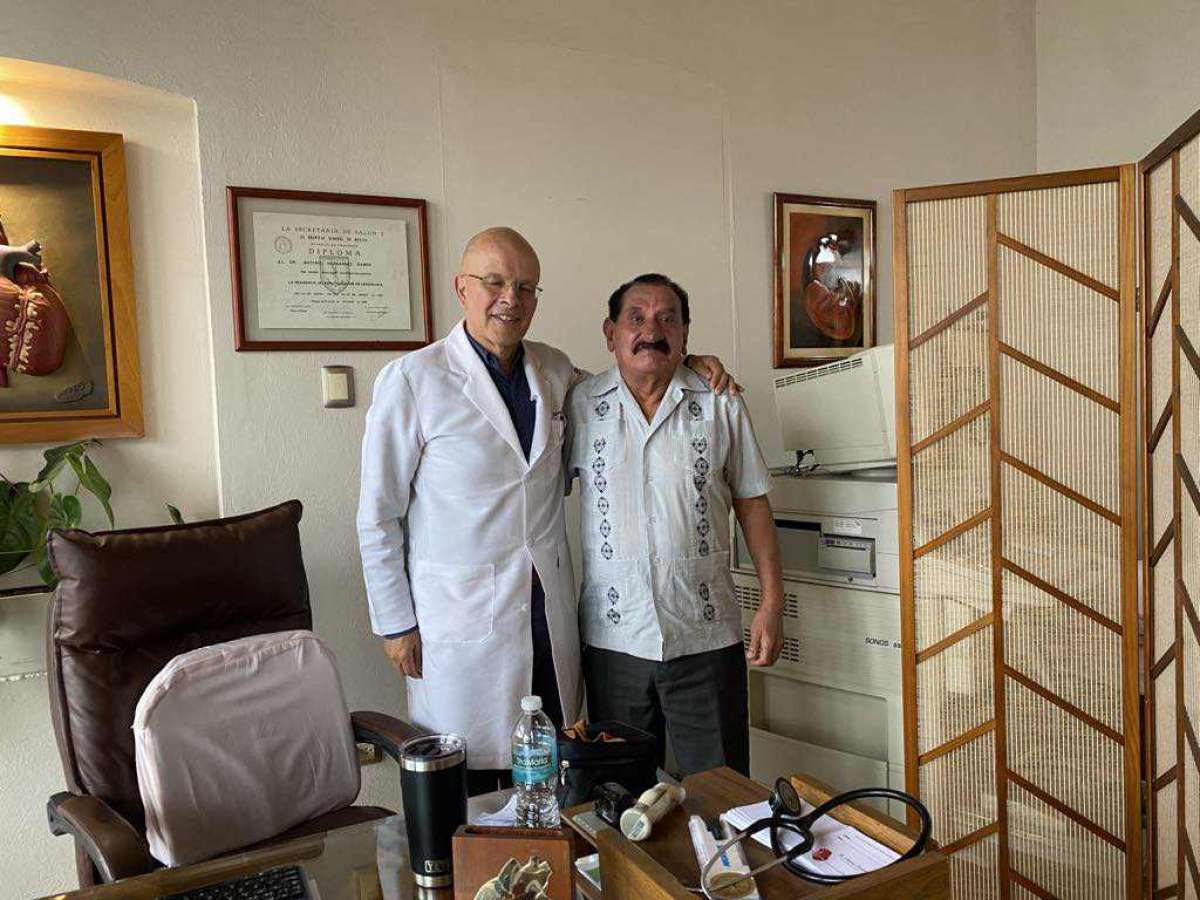 Siempre agradecido con el Cardiólogo Antonio Hernández   