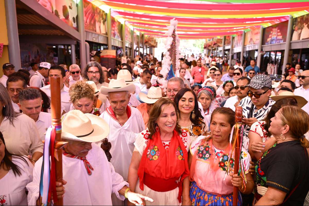 Con respaldo a la cultura totonaca, Rocío Nahle inaugura Cumbre Tajín