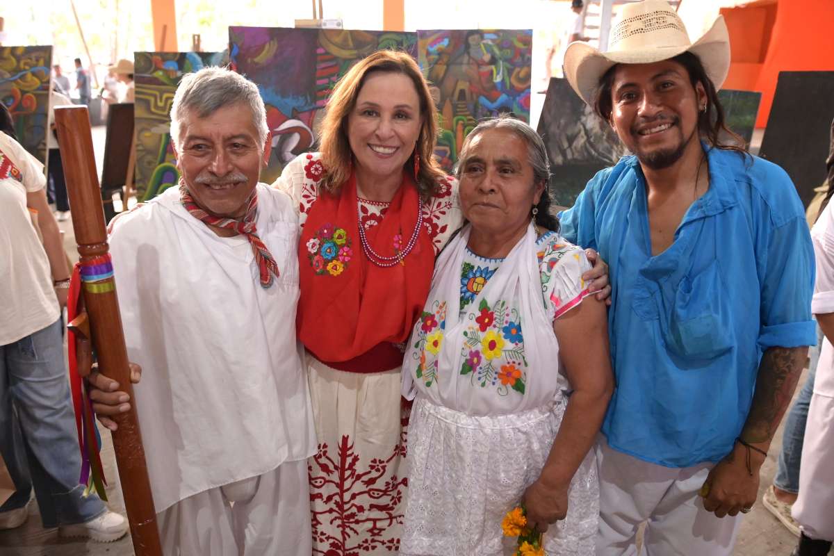 Rocío Nahle reconoce al pintor Enoc León y su labor en la preservación cultural