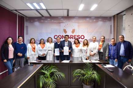 Firman Congreso del Estado e Invedem convenio de colaboración institucional   