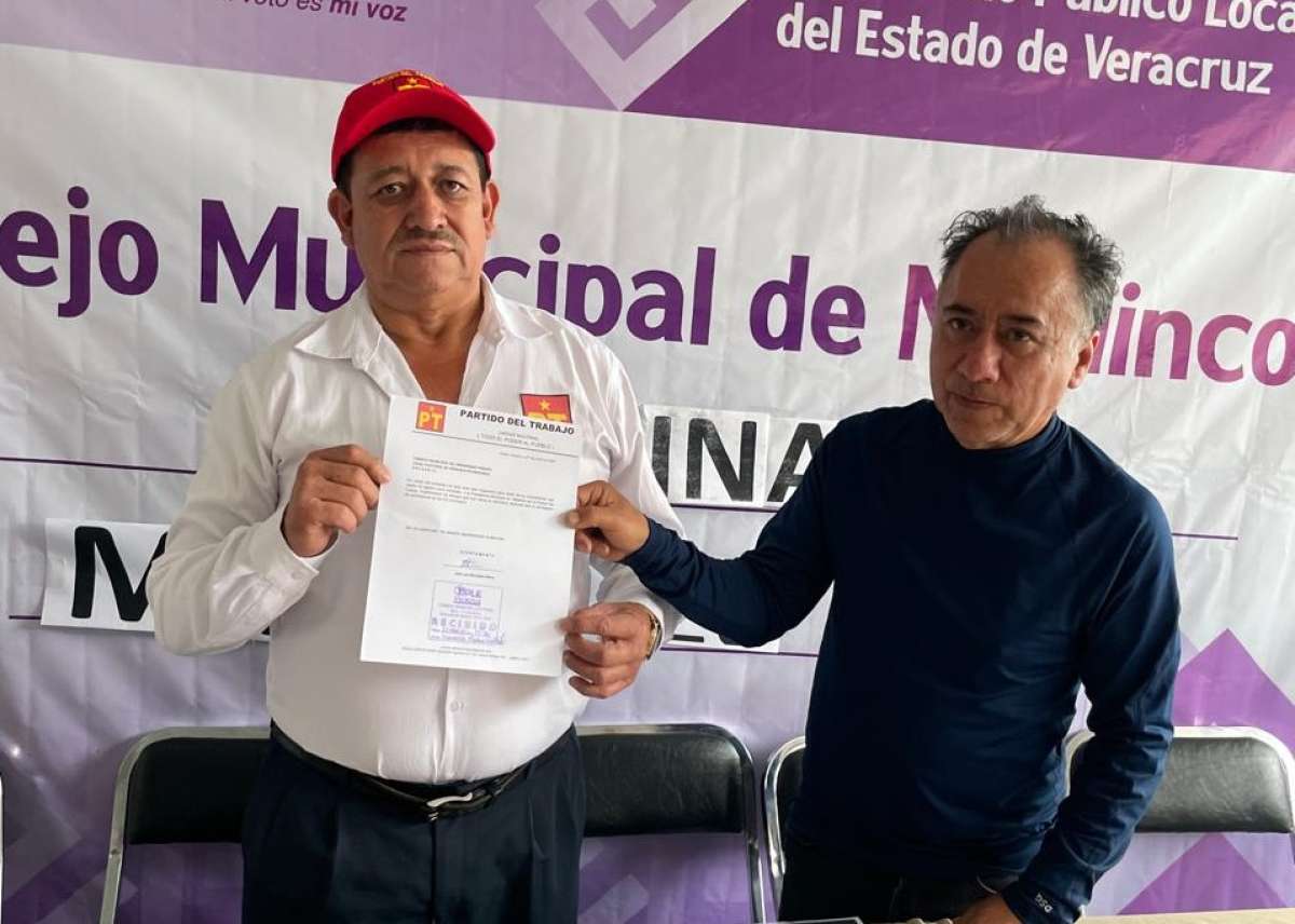Se registró José Luis Barradas Pérez ante el Consejo Municipal del OPLE en Naolinco, como Candidato del PT Veracruz  a la presidencia municipal.   