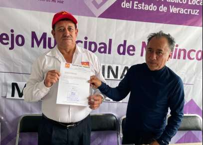 Se registró José Luis Barradas Pérez ante el Consejo Municipal del OPLE en Naolinco, como Candidato del PT Veracruz  a la presidencia municipal.   