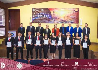 Estudiantes de Ingeniería Petrolera, Egresados del TecNM Campus Pánuco Recibieron su Título