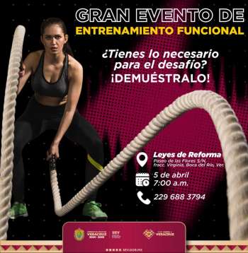 El Gran Evento de Entrenamiento Funcional te espera este sábado