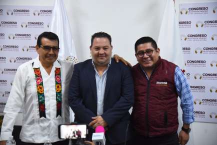 Informa diputado de Misantla su adhesión al Grupo Legislativo de Morena