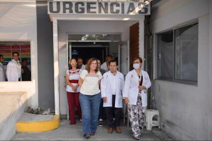 Rocío Nahle supervisa el Hospital General de Papantla y anuncia mejoras   