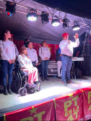 Inicia campaña José Luis Barradas Pérez en la tierra que lo vio nacer.