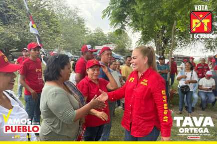 ¡Imparable Tava Ortega rumbo a la alcaldía de Pánuco!